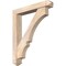 Ekena Millwork Balboa Arts and Crafts Smooth Bracket w/ Offset Brace, Douglas Fir, 5 1/2"W x 32"D x 38"H BKT0604X32X38BOA03SDF - alternate 1